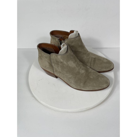 Sam Edelman Putty Suede Ankle Boots Size 9M \ - Picture 3 of 10
